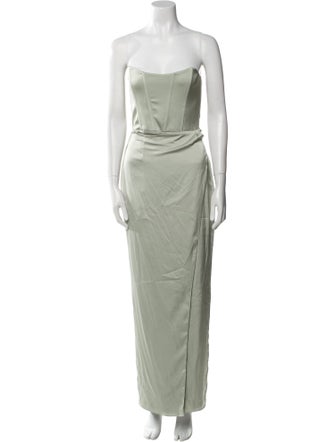 V. chapman Strapless Long Dress