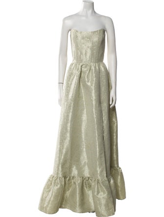 V. chapman Strapless Long Dress