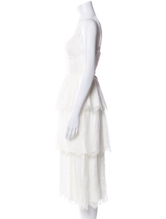 V. chapman Nylon Midi Length Dress