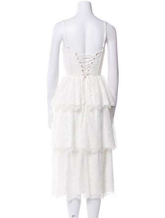 V. chapman Nylon Midi Length Dress