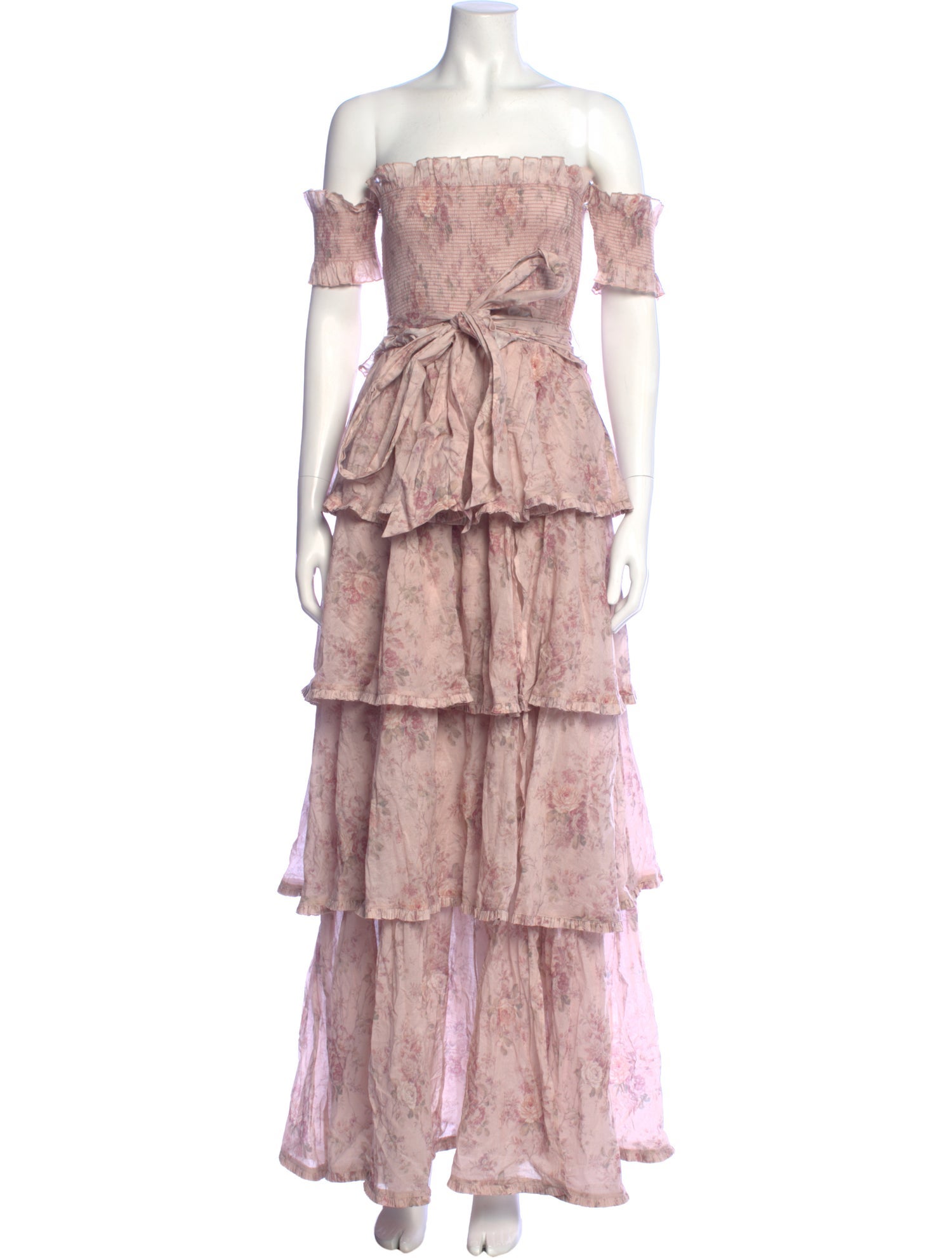 V. chapman Floral Print Long Dress w/ Tags - Pink Dresses, Clothing -  WVCNH21254 | The RealReal