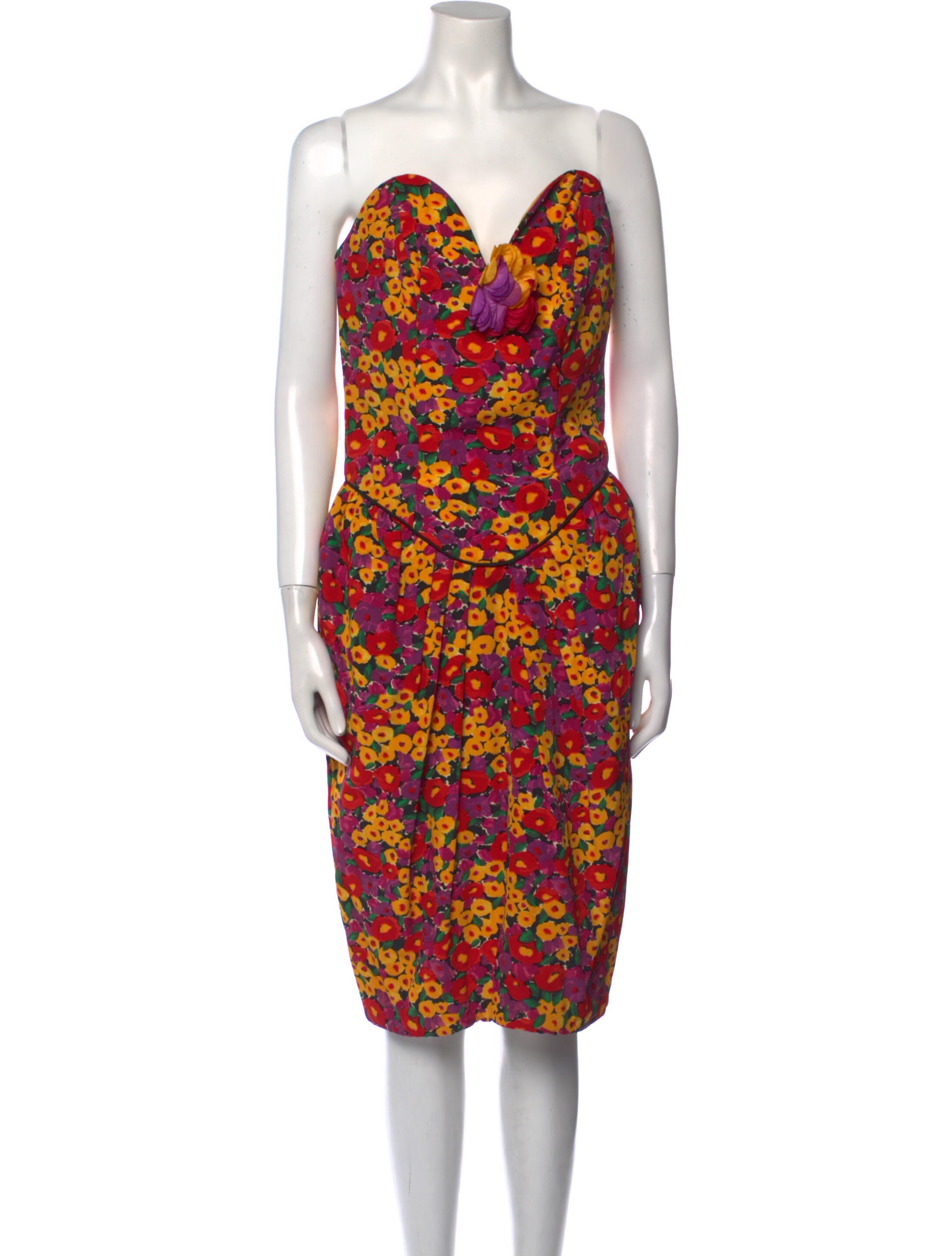 Victor Costa Vintage Knee-Length Dress