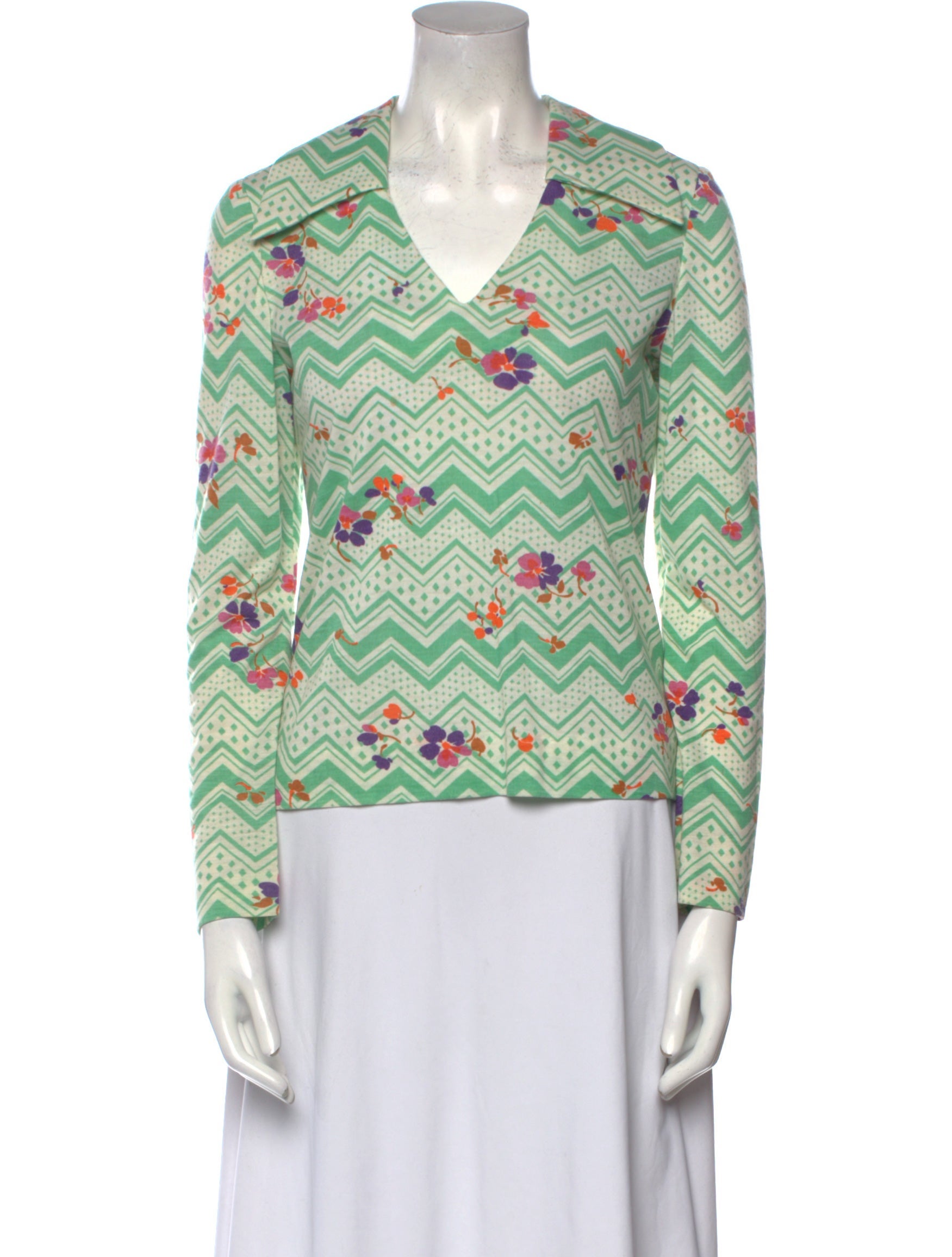 Victor Costa Vintage Late 1970's - Early 1980's Blouse