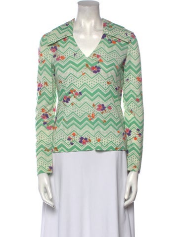 Victor Costa Tops Vintage Late 1970's - Early 1980's Blouse XS