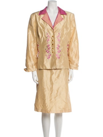 Victor Costa Suits and Sets Vintage 1980's Skirt Suit XXL