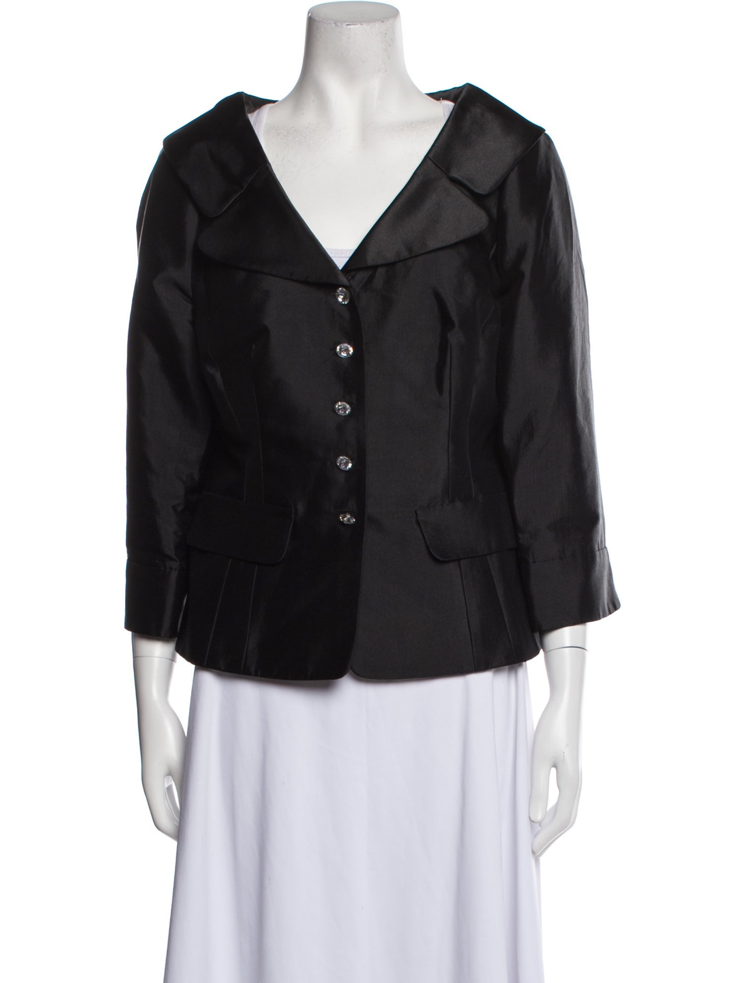 Victor Costa Vintage Silk Evening Jacket