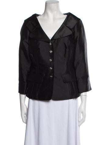 Victor Costa Jackets Vintage Silk Evening Jacket XL