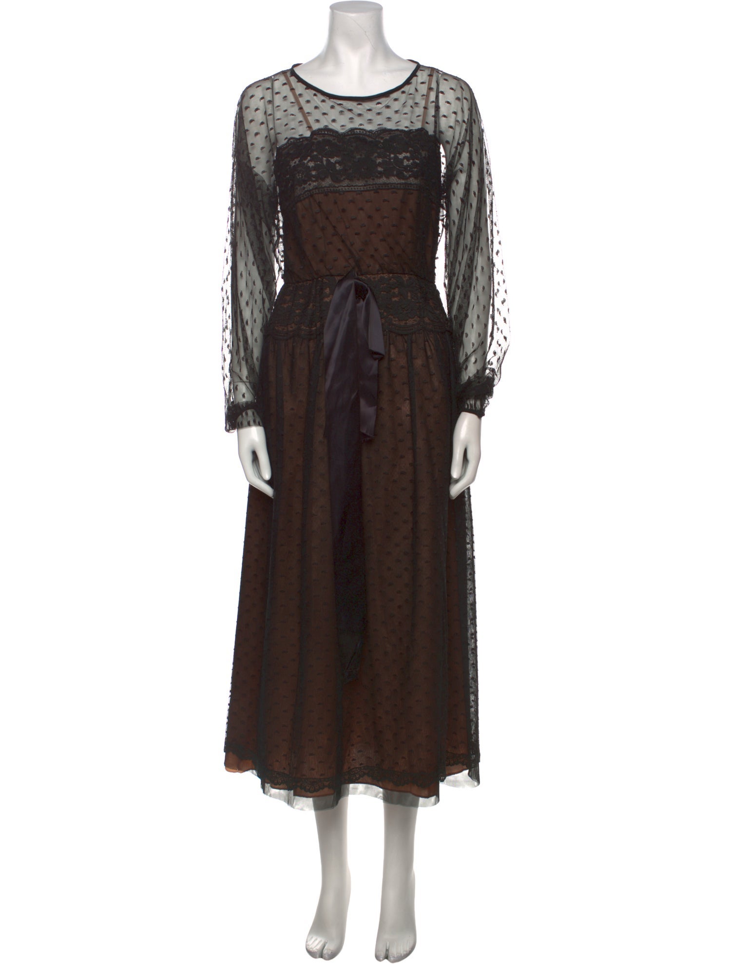 Victor Costa Vintage Midi Length Dress