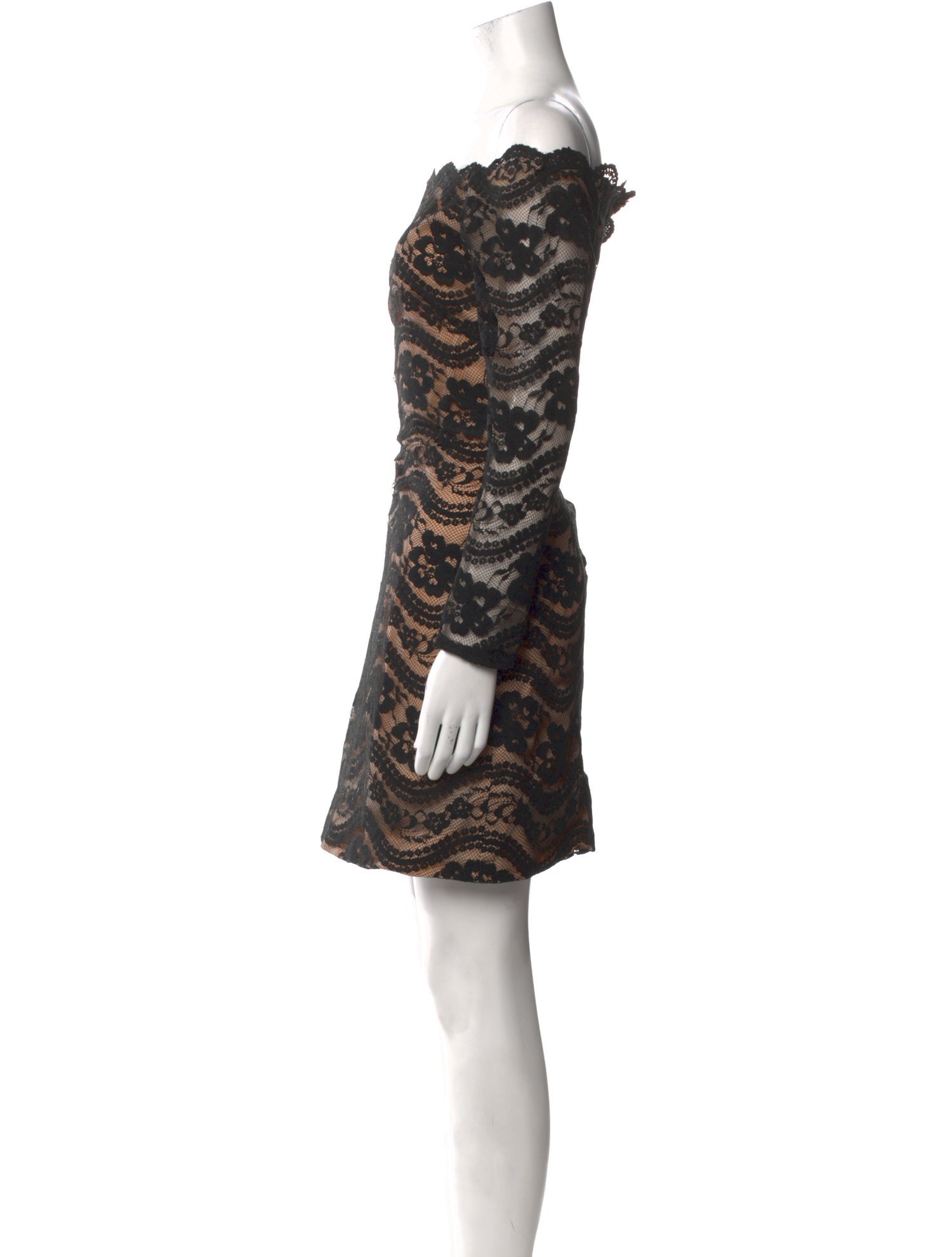 Victor Costa Animal Print Mini Dress