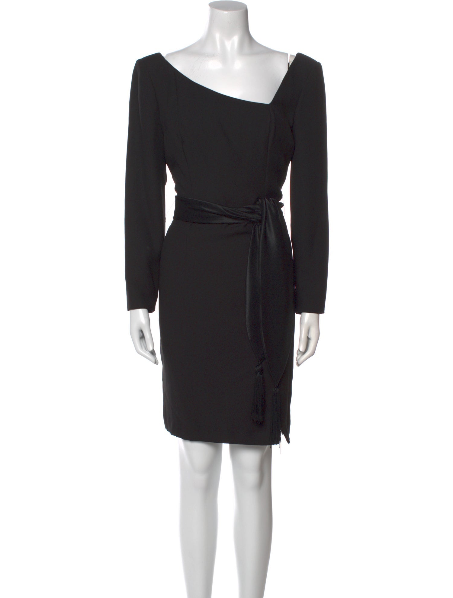 Victor Costa One-Shoulder Mini Dress