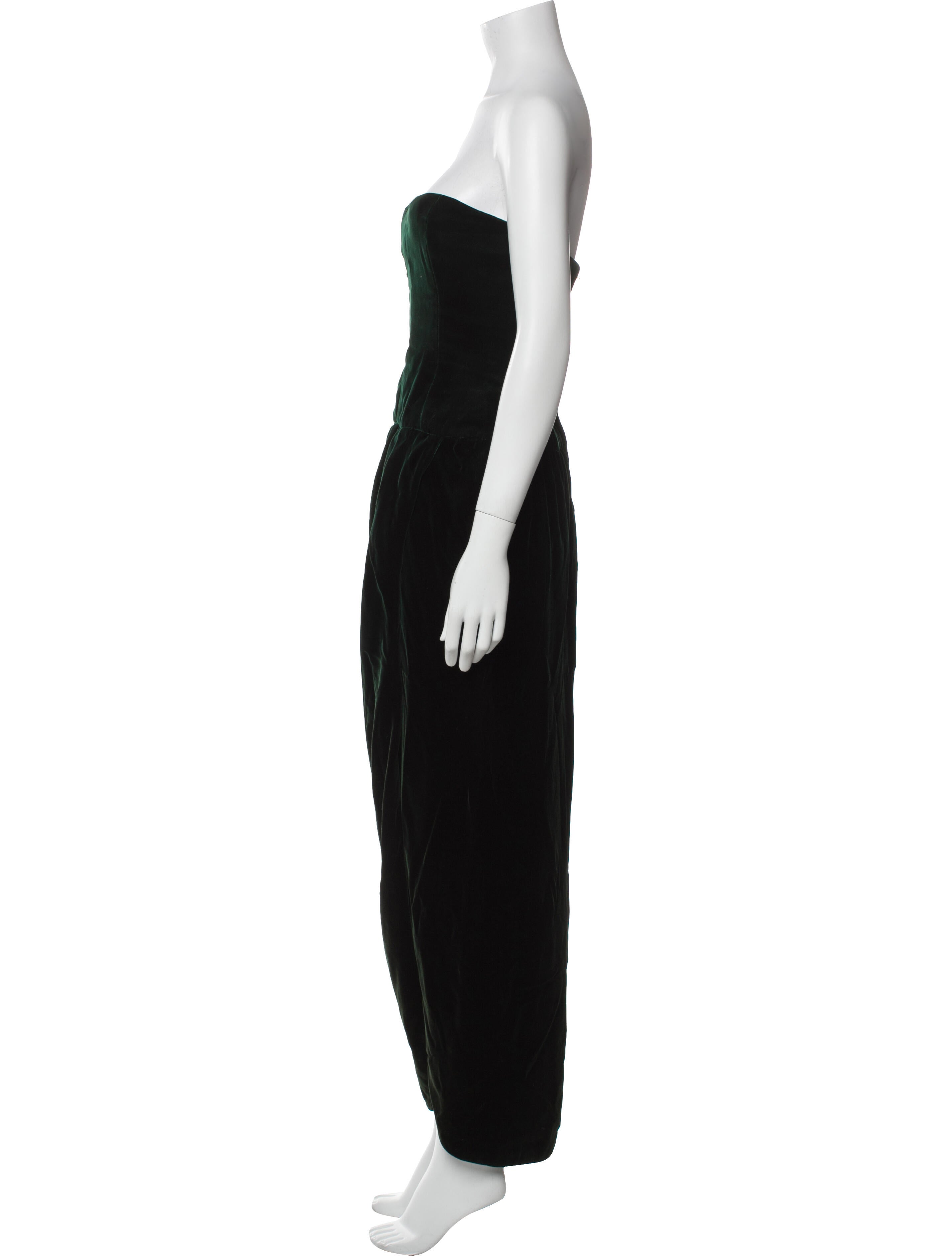 Victor Costa Strapless Long Dress