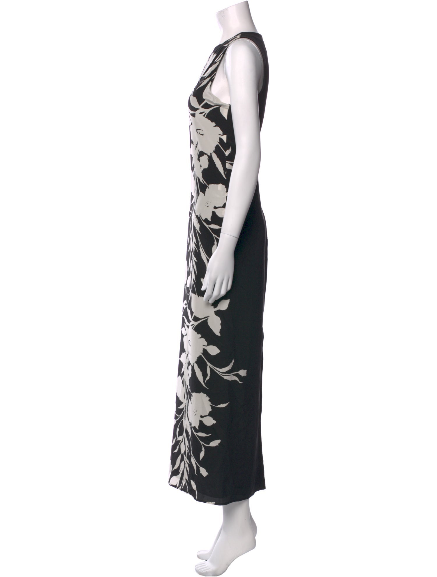 Victor Costa Silk Long Dress