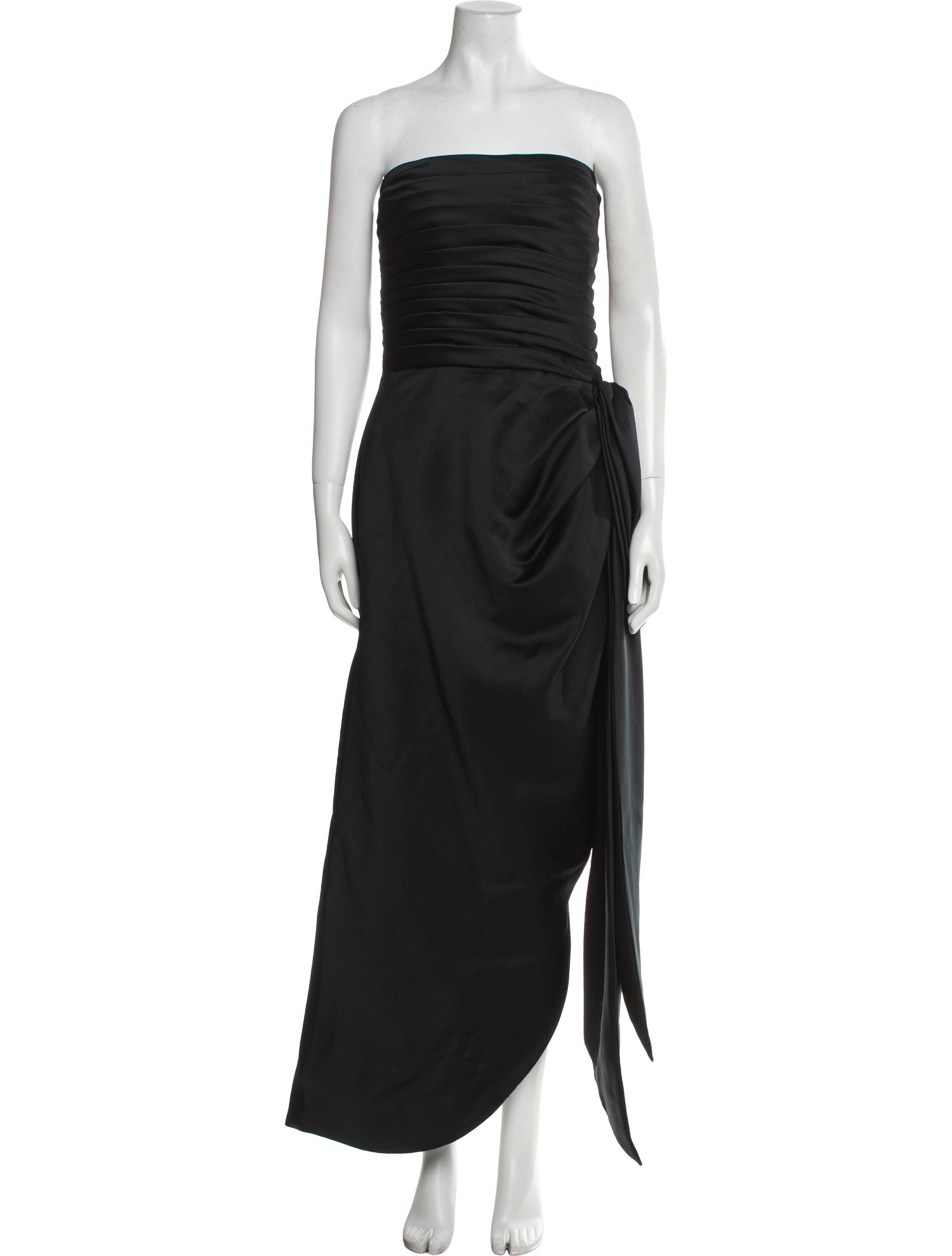 Victor Costa Strapless Long Dress