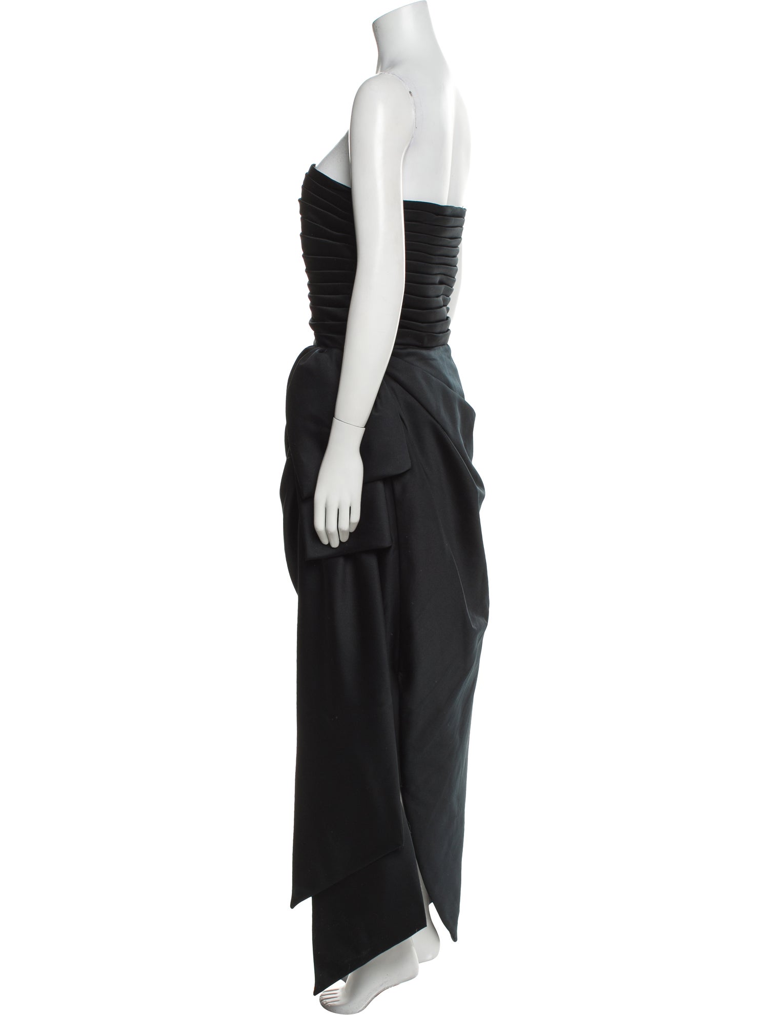 Victor Costa Strapless Long Dress