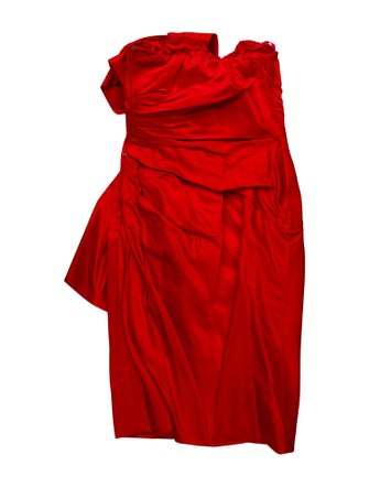 Victor Costa Strapless Mini Dress