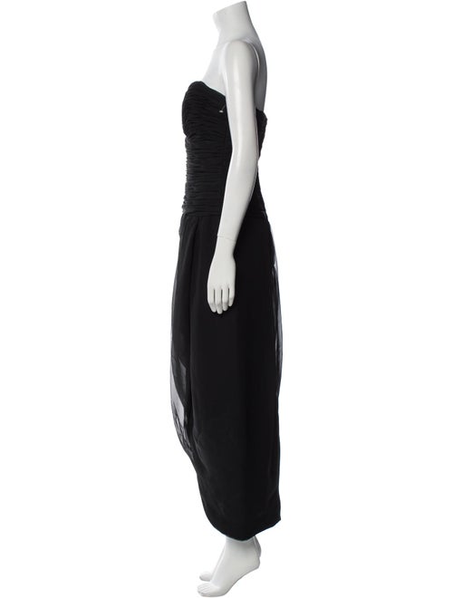 Victor Costa Strapless Long Dress