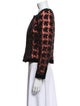 Victor Costa Printed Evening Jacket