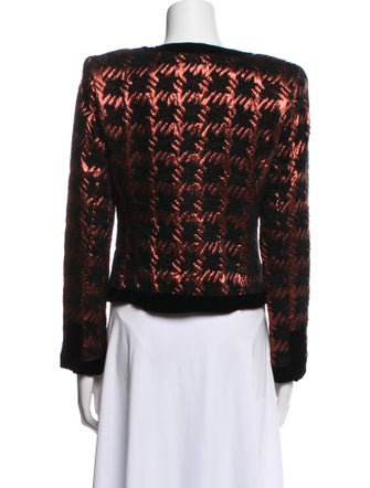 Victor Costa Printed Evening Jacket