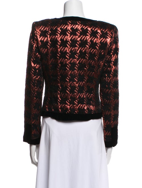 Victor Costa Printed Evening Jacket