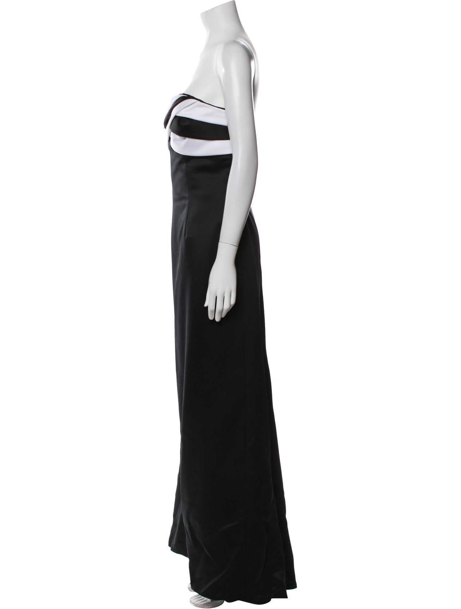Victor Costa Linen Long Dress