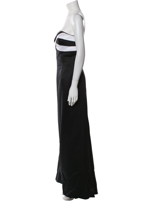 Victor Costa Linen Long Dress