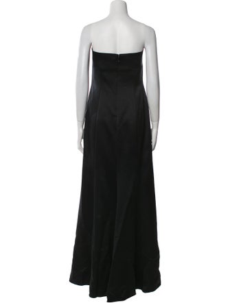 Victor Costa Linen Long Dress