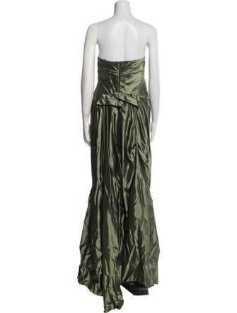 Victor Costa Strapless Long Dress