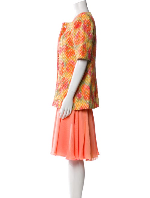 Victor Costa Printed Skirt Set