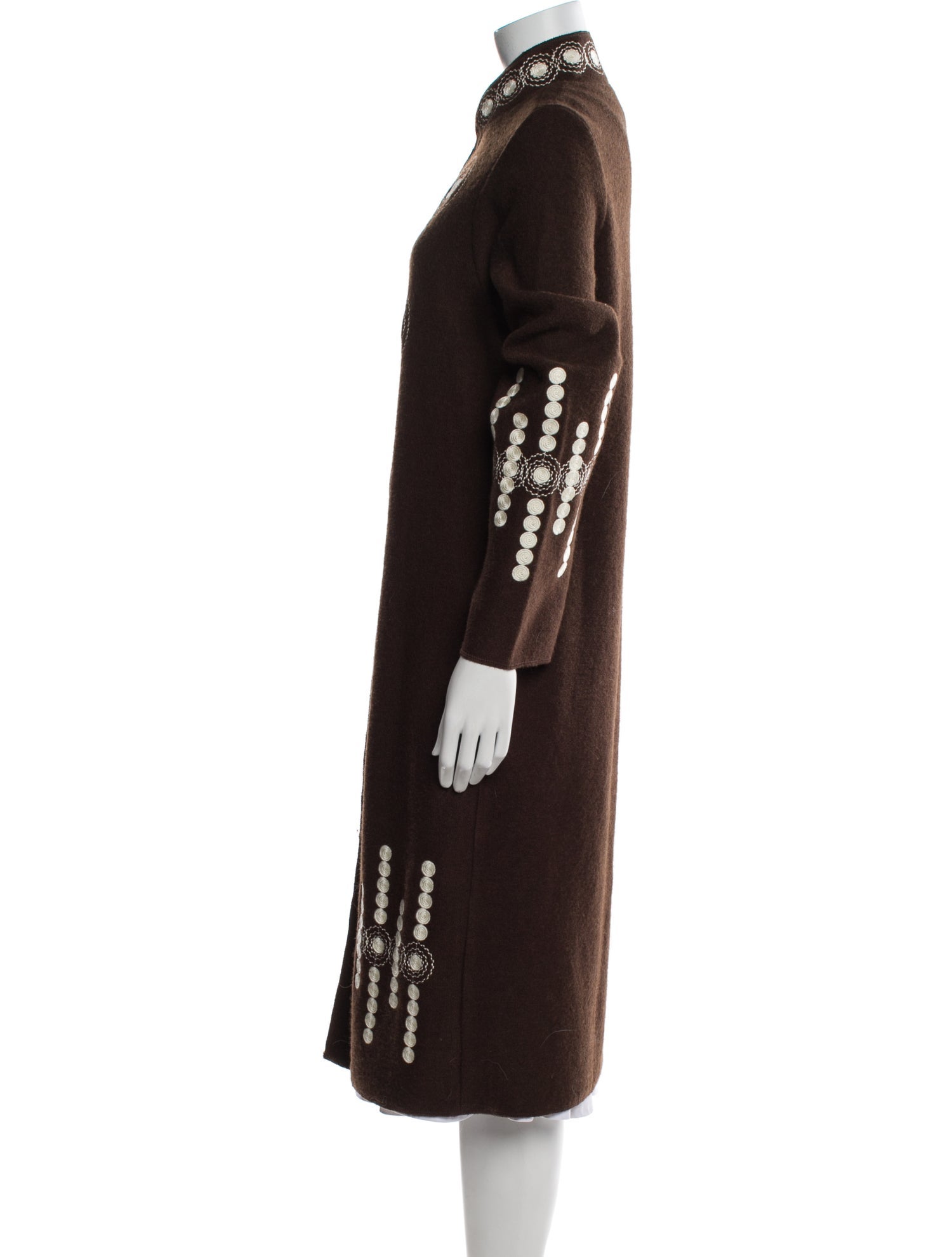 Victor Costa Printed Coat