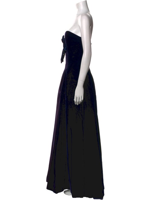 Victor Costa Silk Long Dress