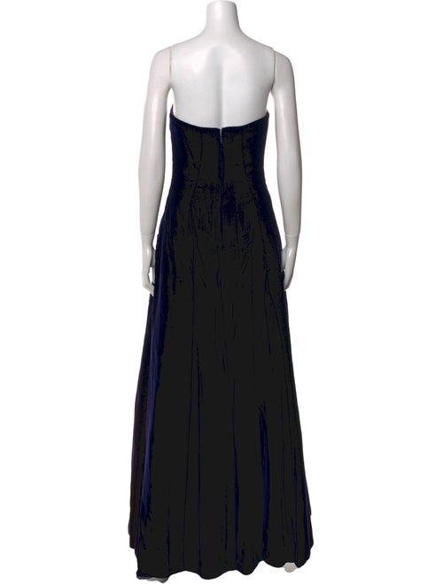 Victor Costa Silk Long Dress