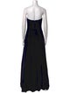 Victor Costa Silk Long Dress