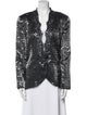 Victor Costa Printed Evening Jacket