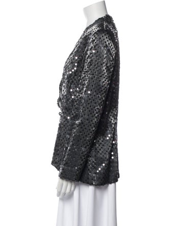 Victor Costa Printed Evening Jacket