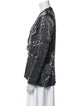Victor Costa Printed Evening Jacket