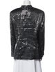Victor Costa Printed Evening Jacket