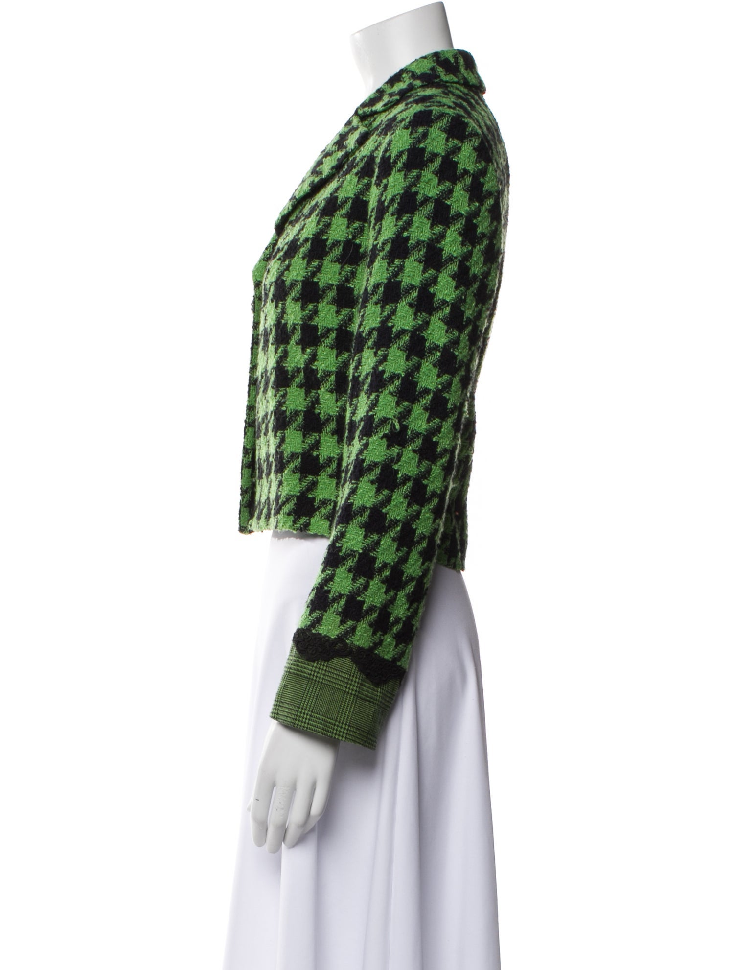 Victor Costa Plaid Print Blazer