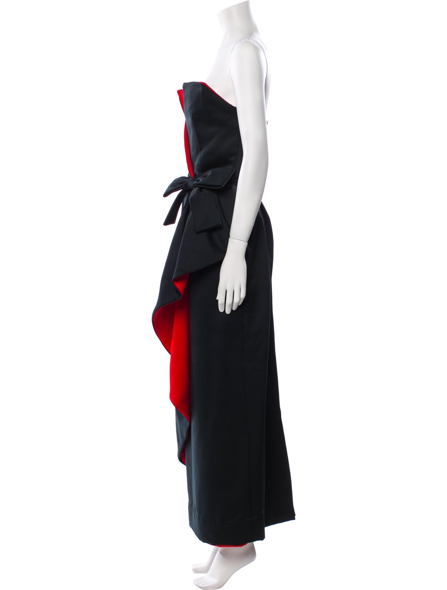 Victor Costa Strapless Long Dress