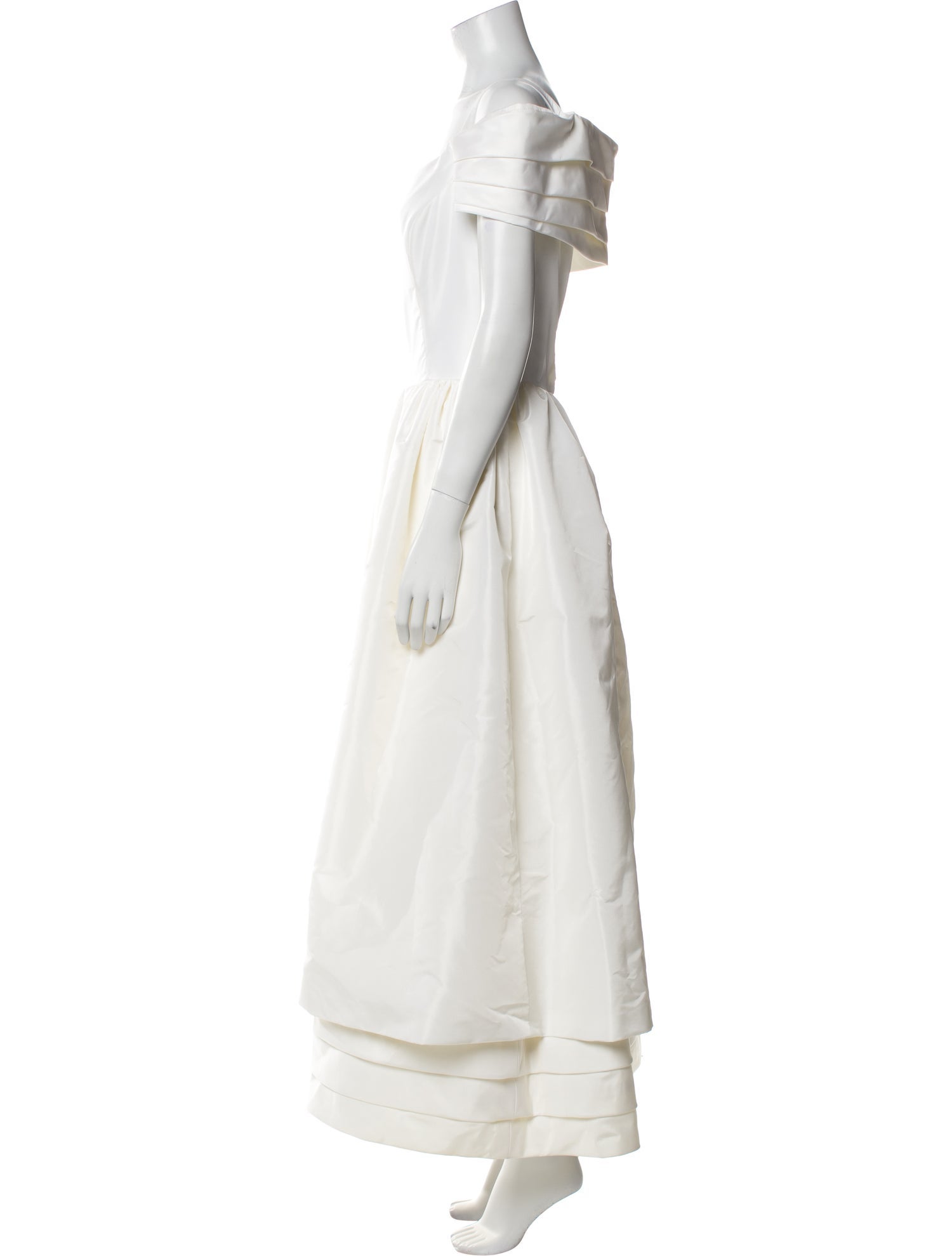 Victor Costa Square Neckline Long Dress