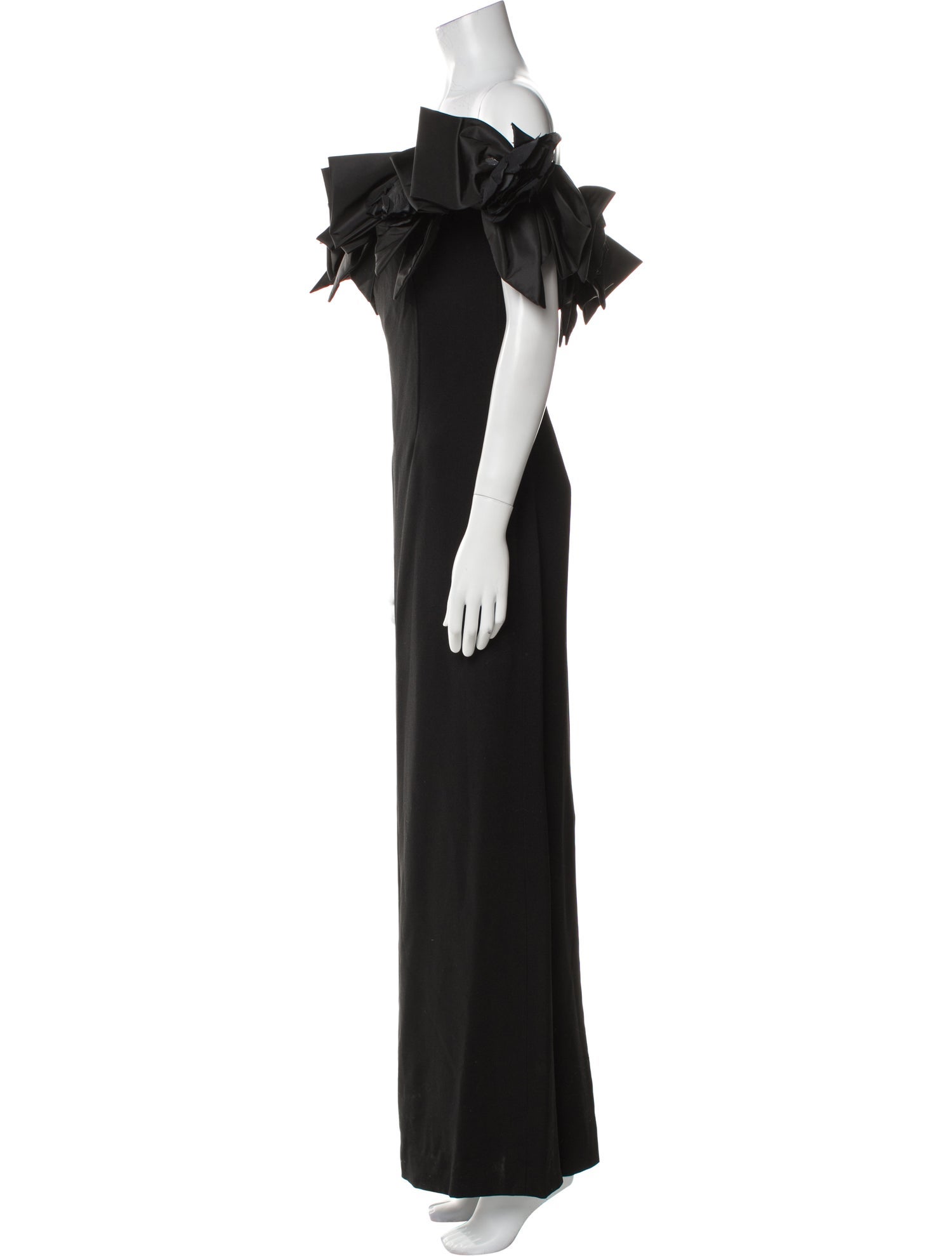 Victor Costa Off-The-Shoulder Long Dress