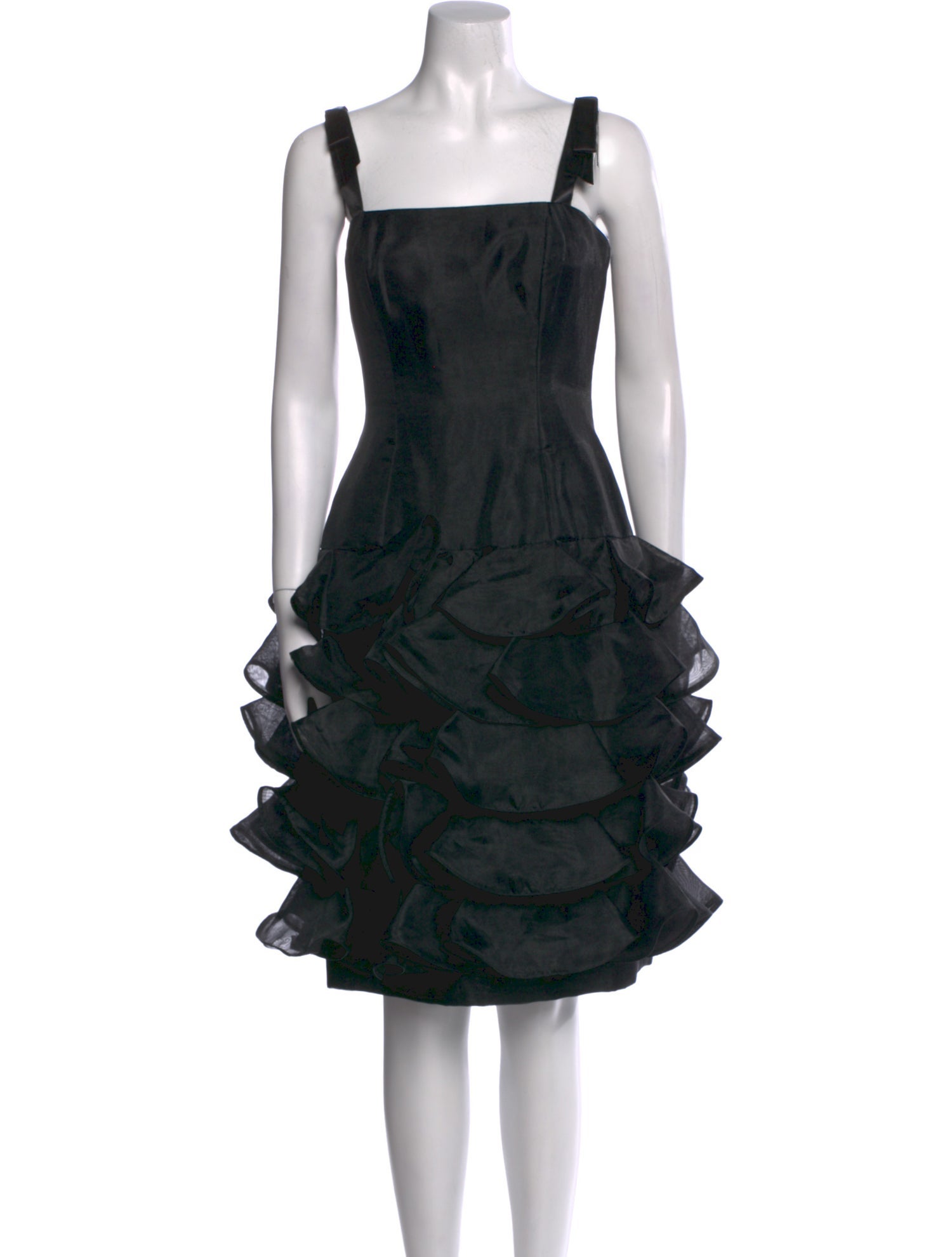 Victor Costa Printed Knee-Length Dress