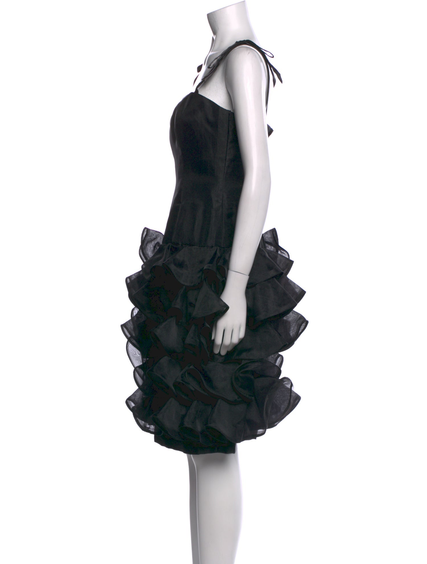 Victor Costa Printed Knee-Length Dress