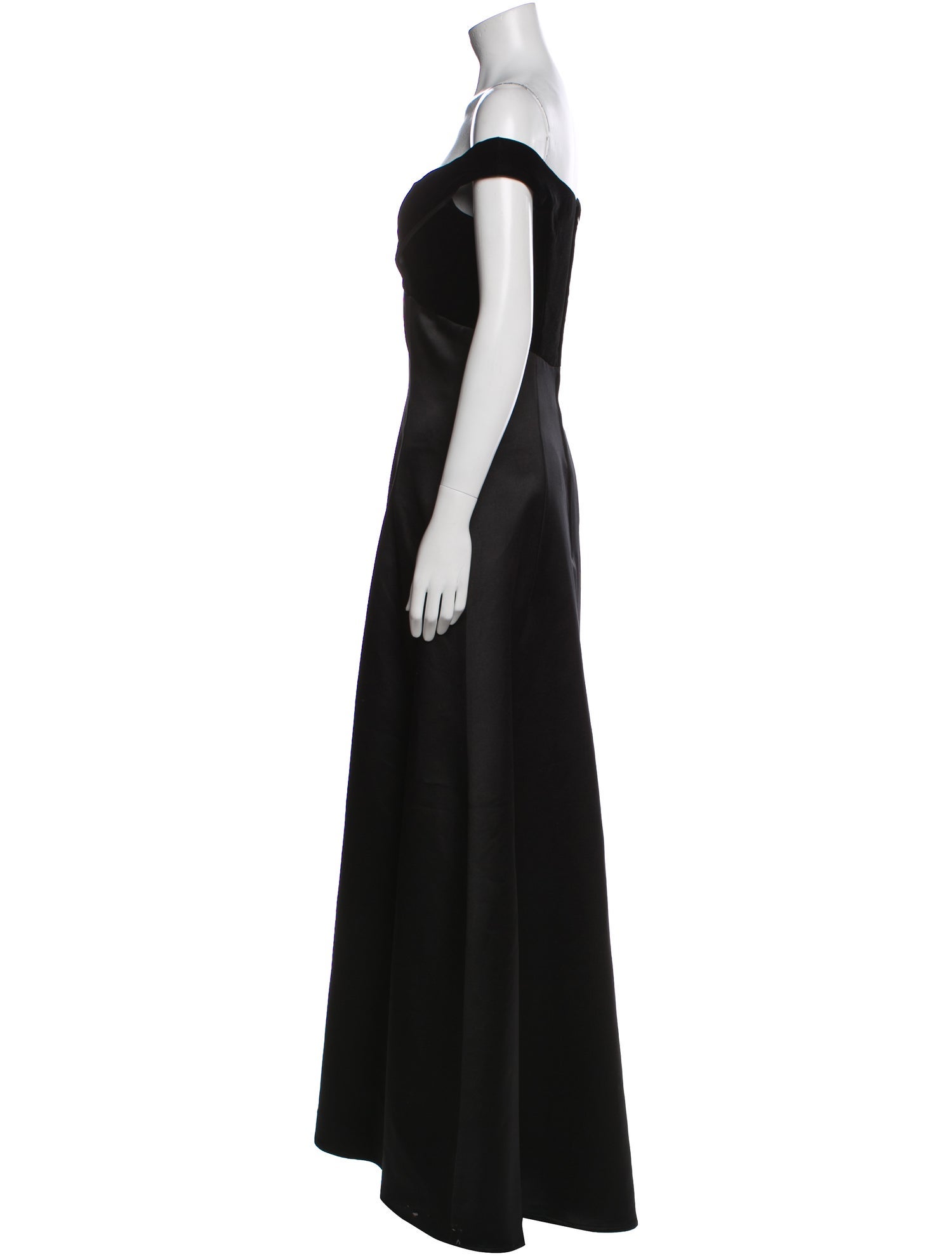 Victor Costa Off-The-Shoulder Long Dress
