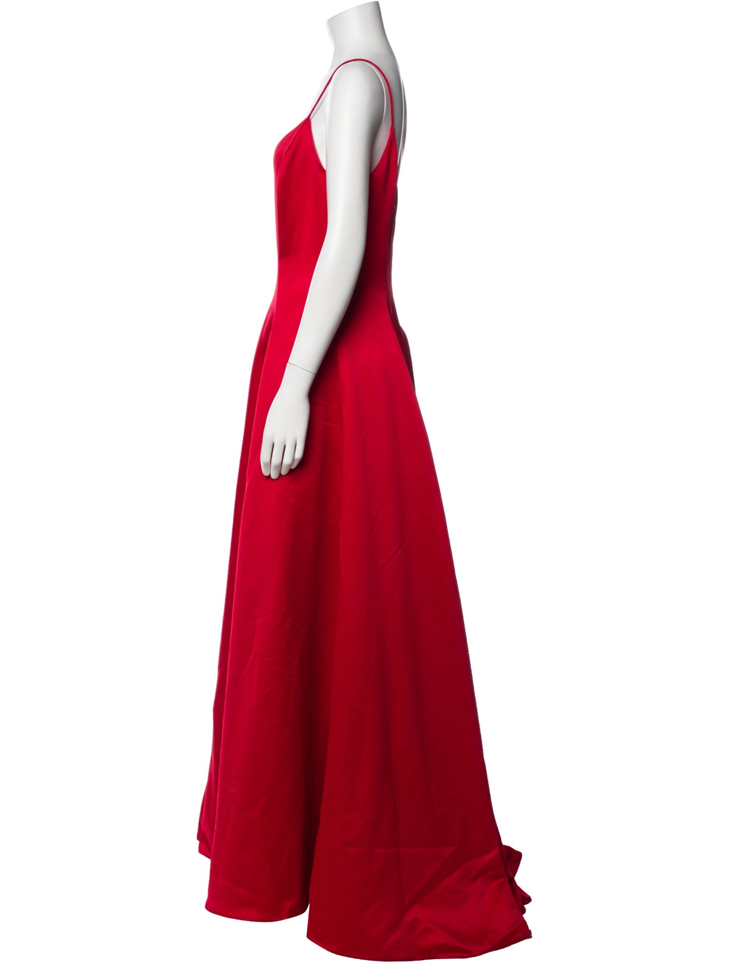 Victor Costa V-Neck Long Dress
