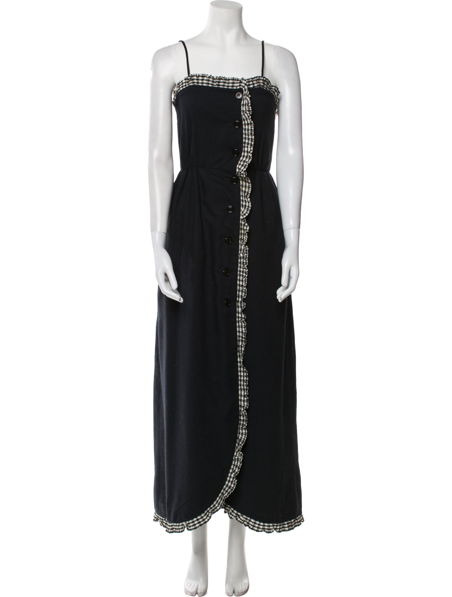 Victor Costa Square Neckline Long Dress