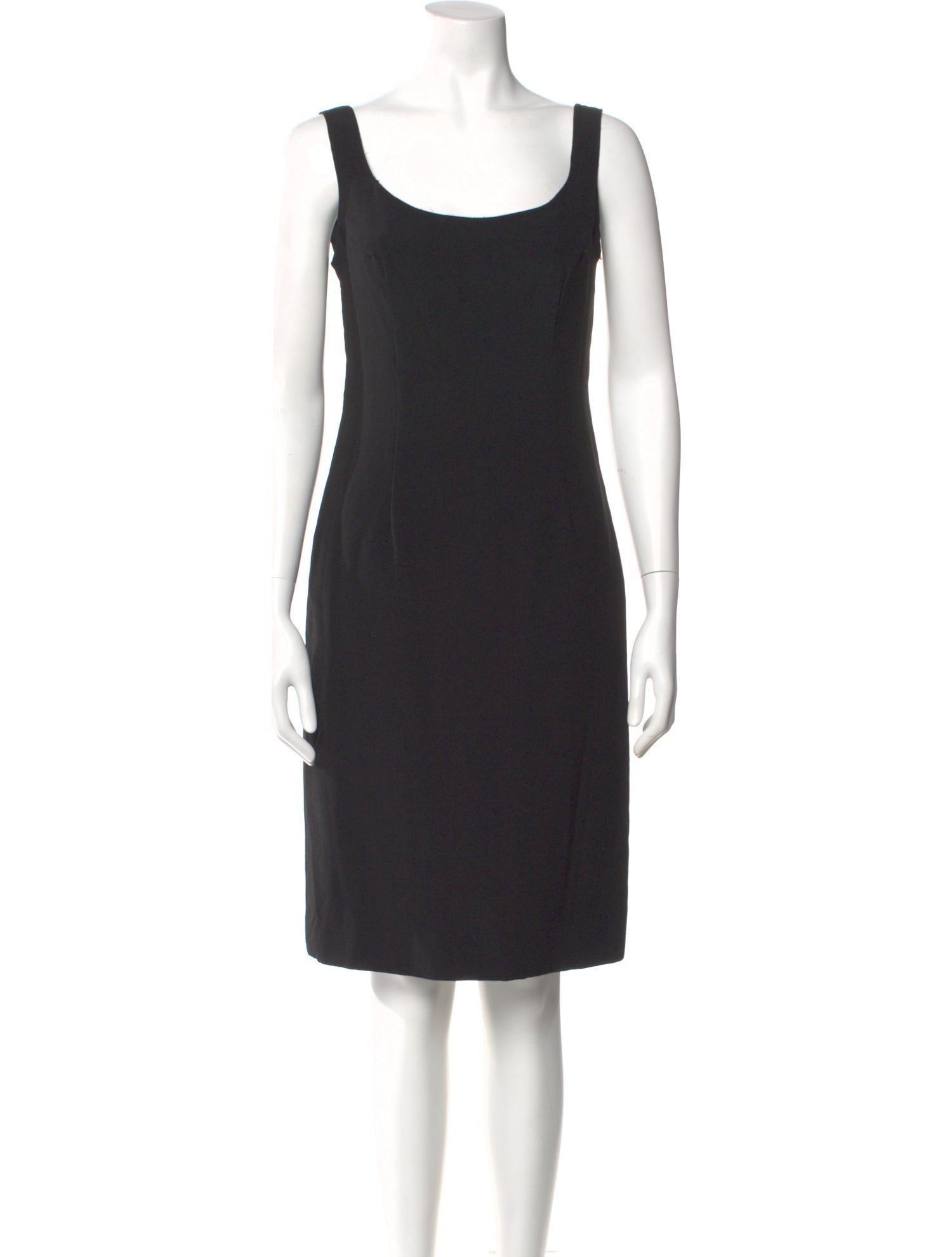 Victor Costa Scoop Neck Knee-Length Dress