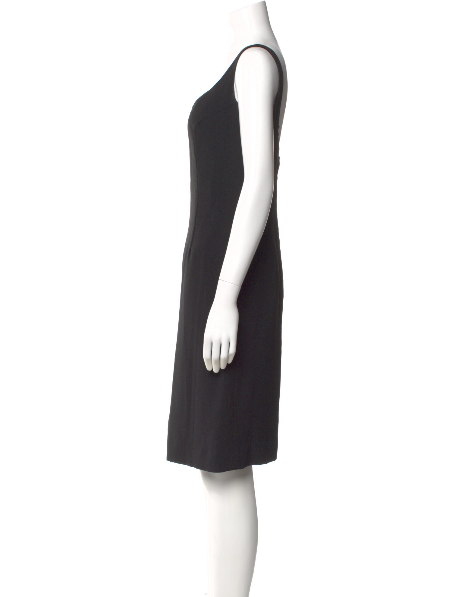 Victor Costa Scoop Neck Knee-Length Dress