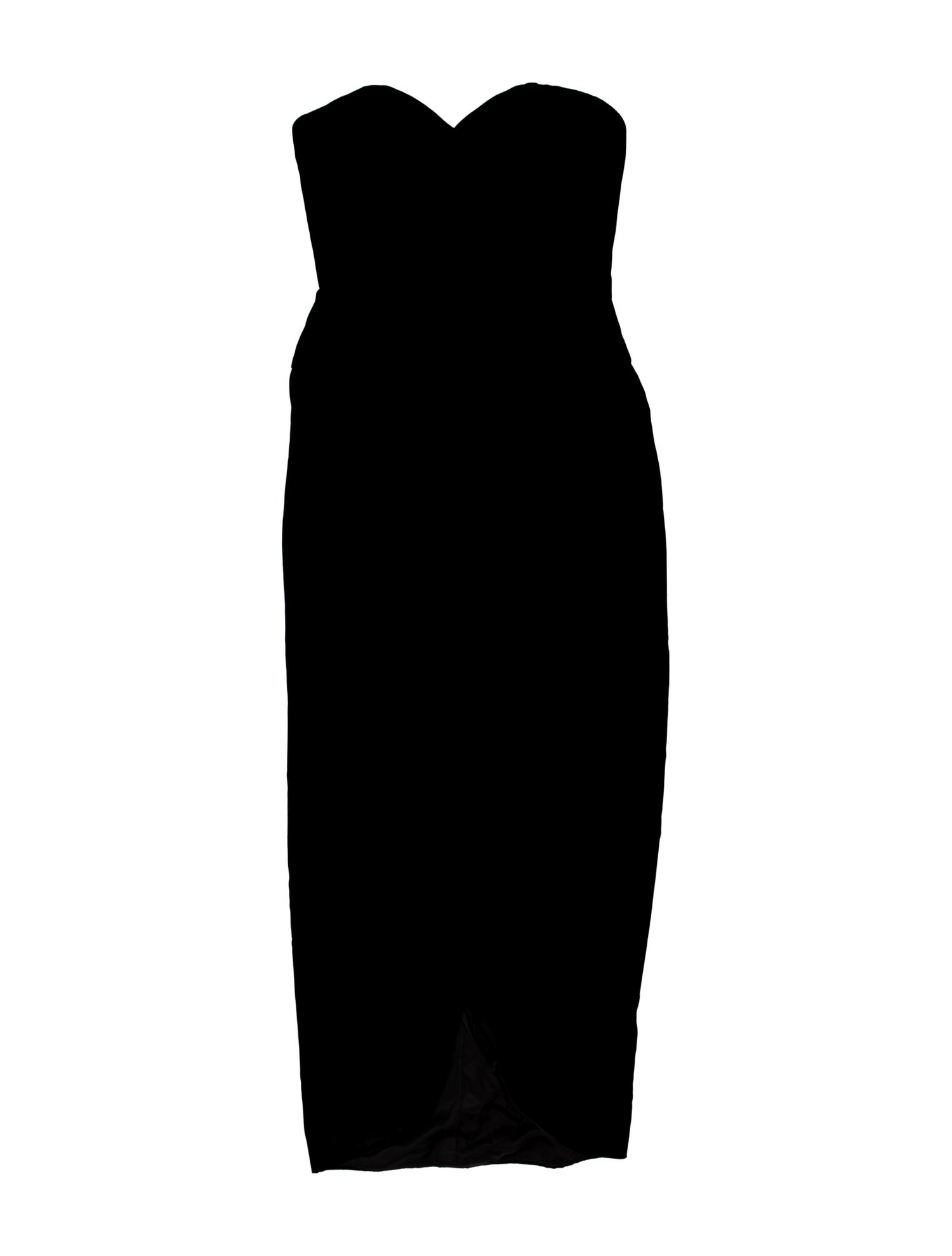 Victor Costa Strapless Long Dress