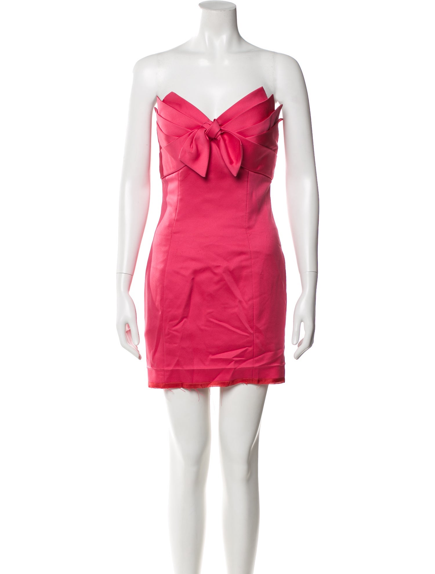 Victor Costa Strapless Mini Dress
