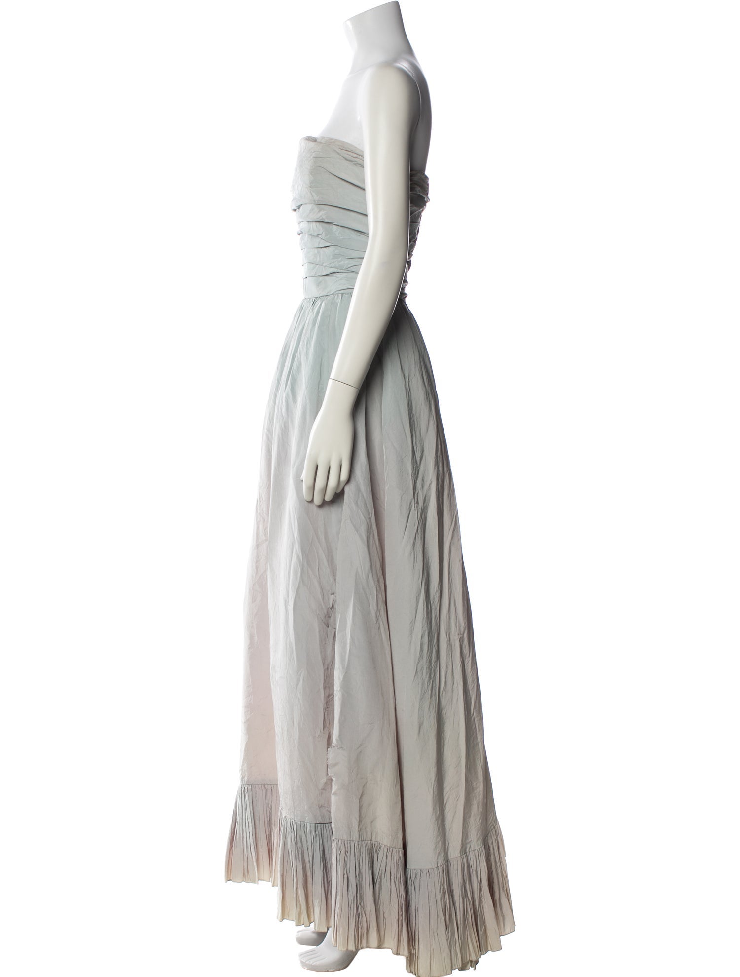 Victor Costa Nylon Long Dress